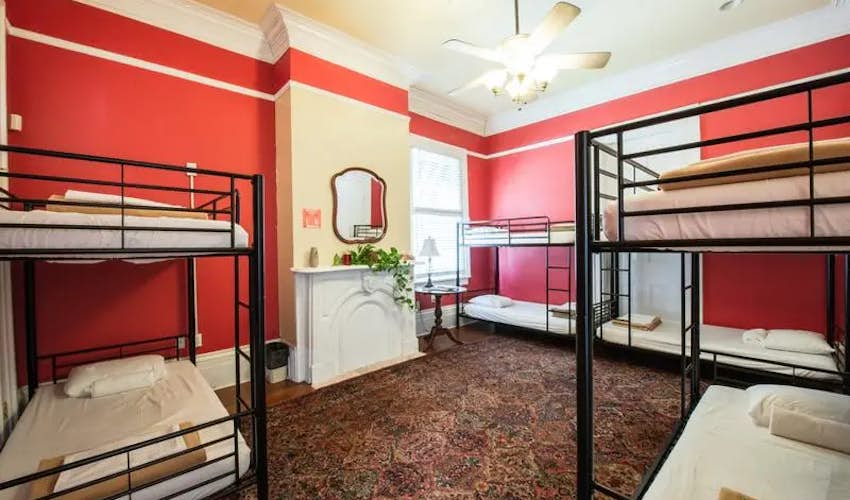 The Auberge hostel in New Orleans
