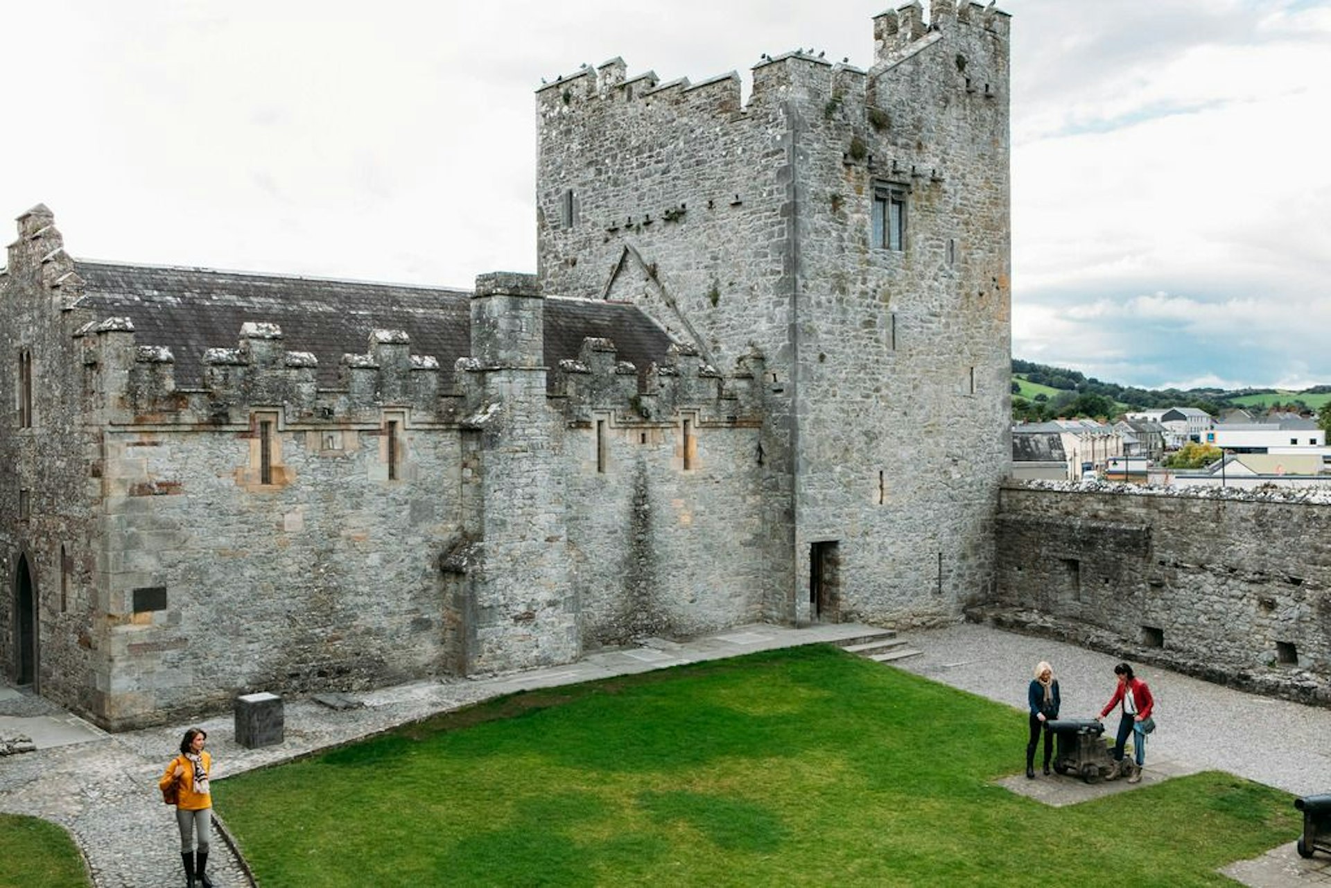 The interior of Cahir Castle in Tipperary