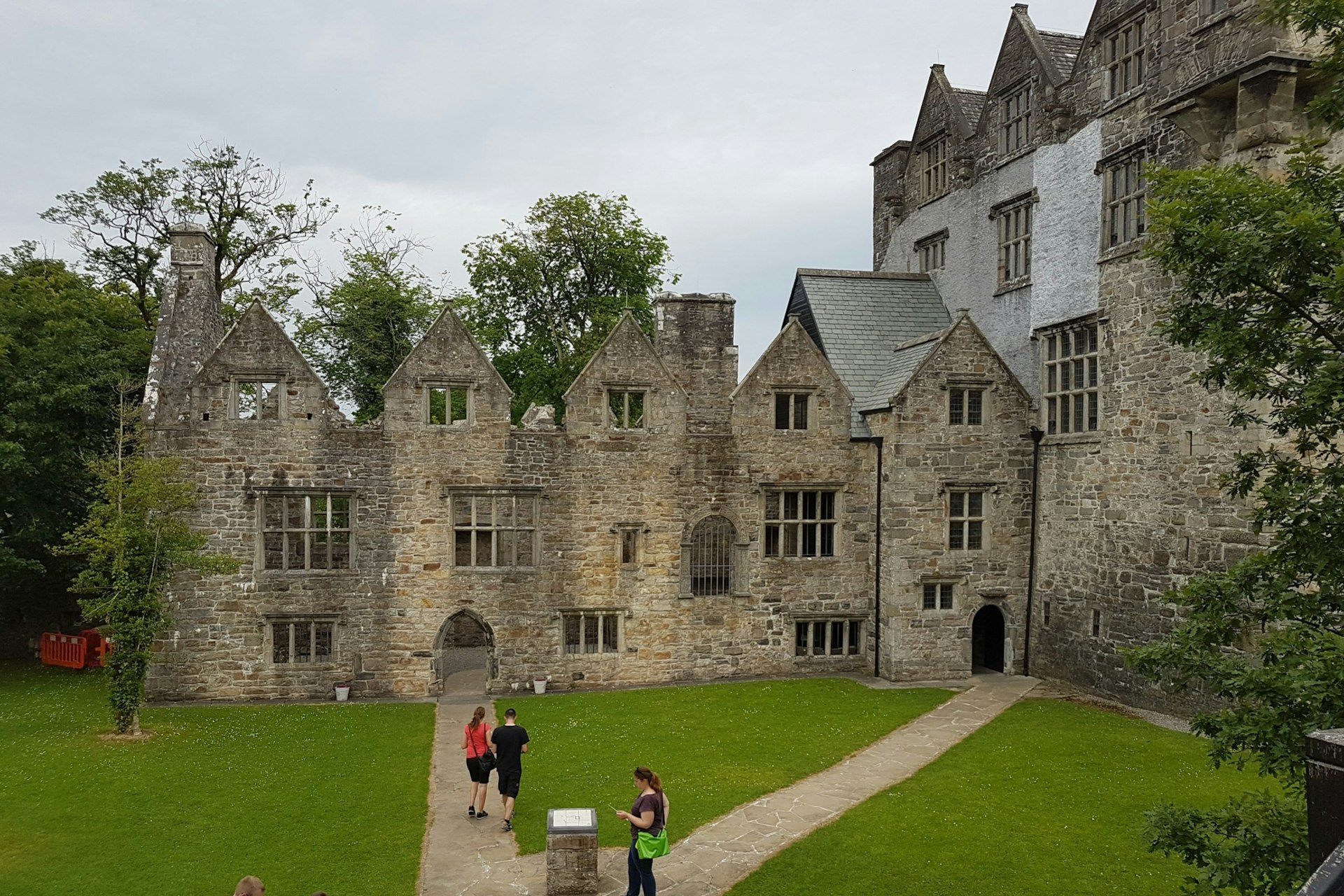The exterior of Donegal Castle in Ireland