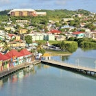 St. Johns, the capital of Antigua.