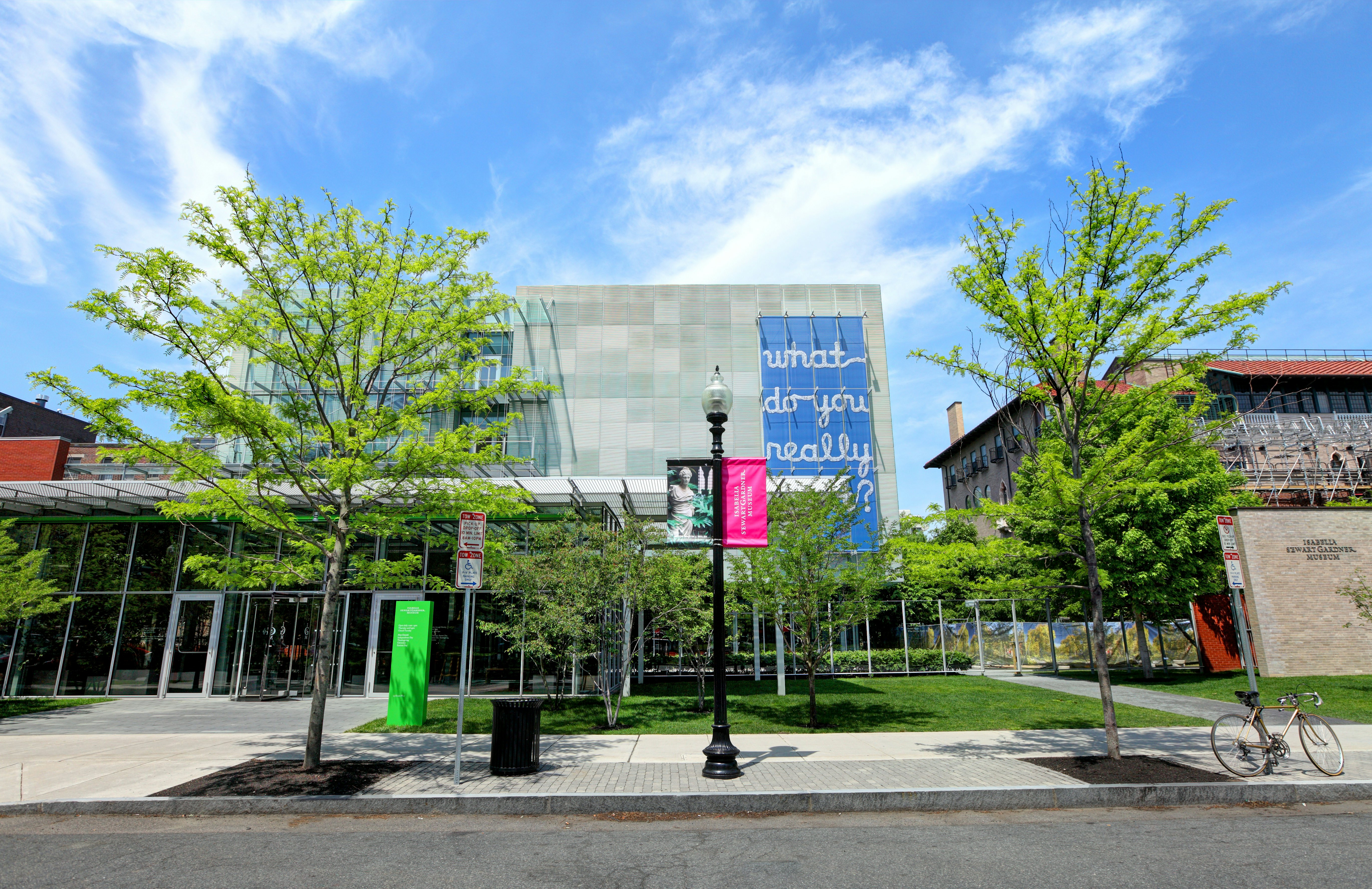 May 28, 2016: The front entrance of the Isabella Stewart Gardner Museum along Evans Way in the Fenway-Kenmore neighborhood.