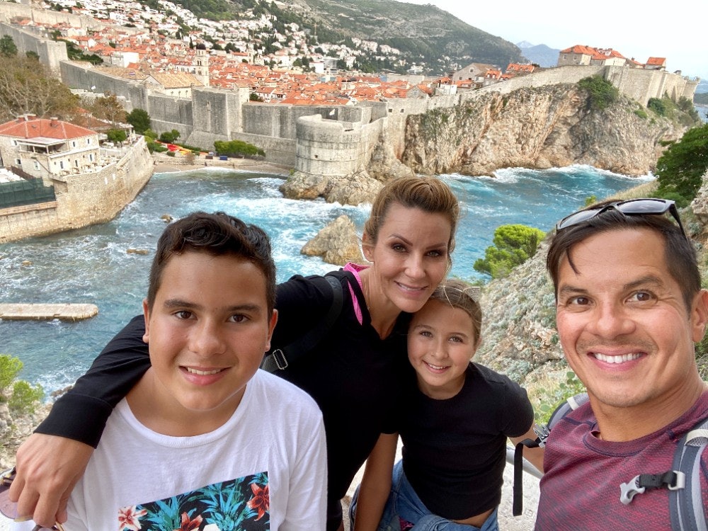 The Morrison family in Rome