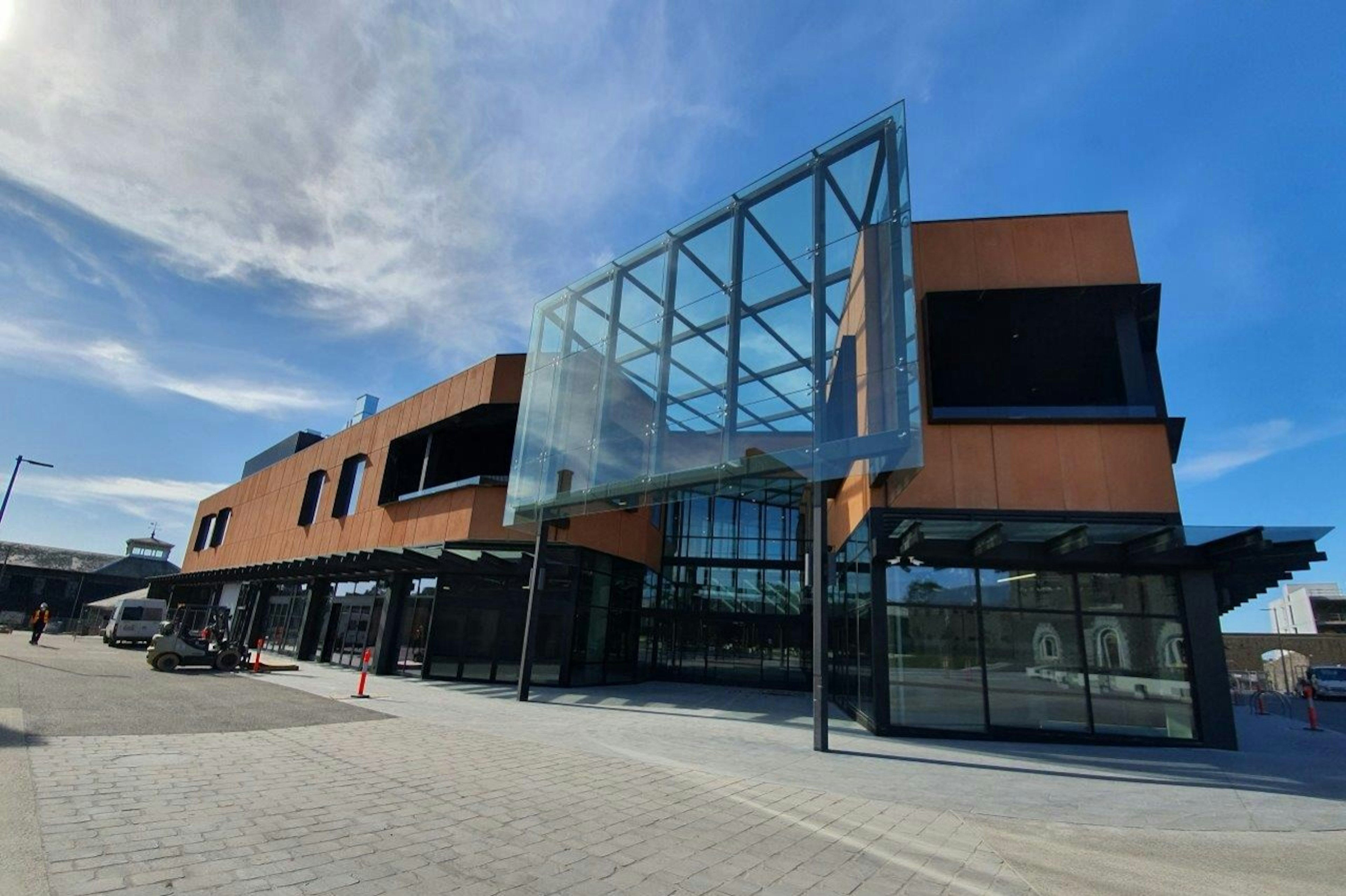 The exterior of Pentridge Cinema in Melbourne