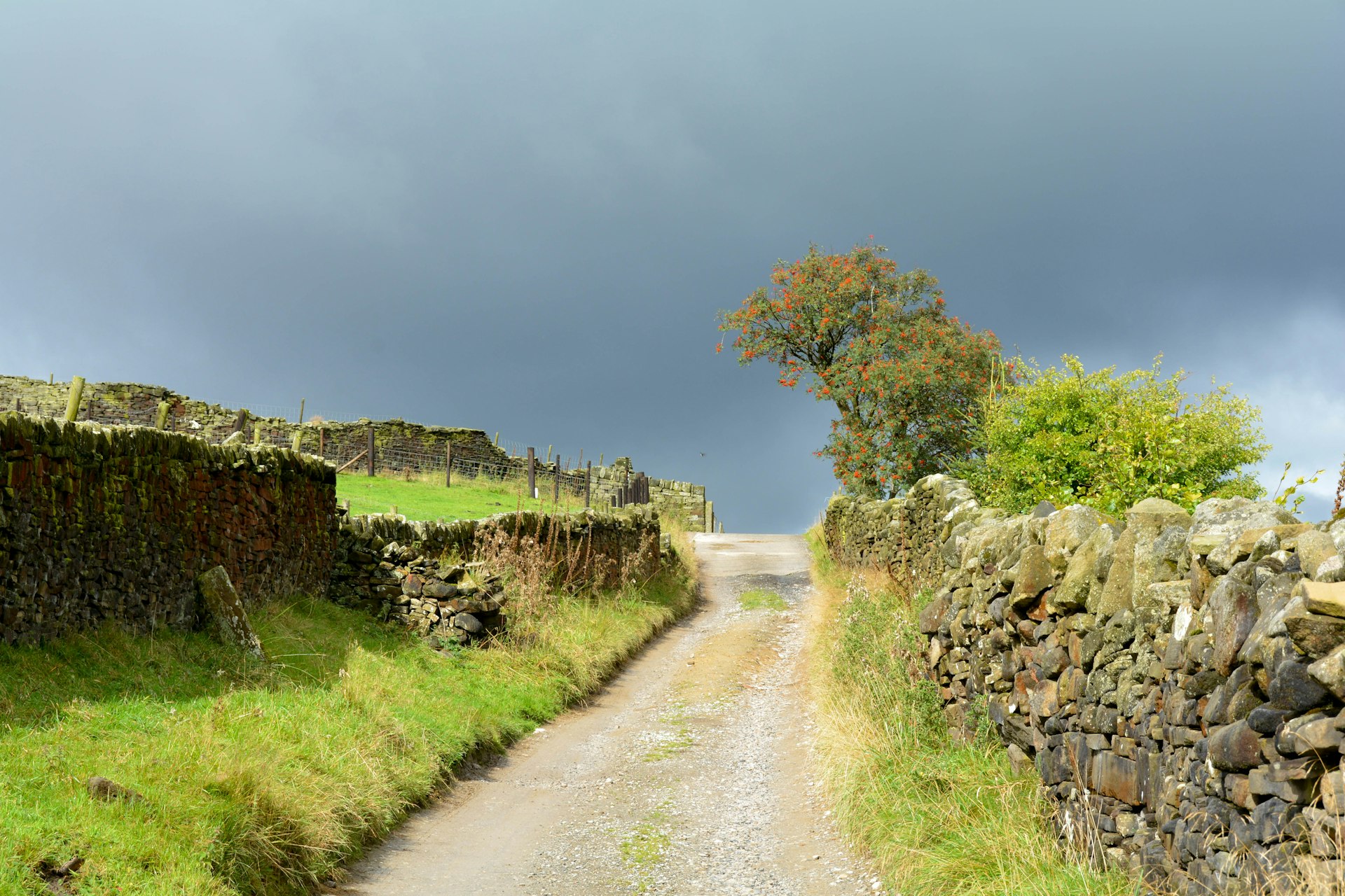 Path Near Ponden Hall in Bronte Country