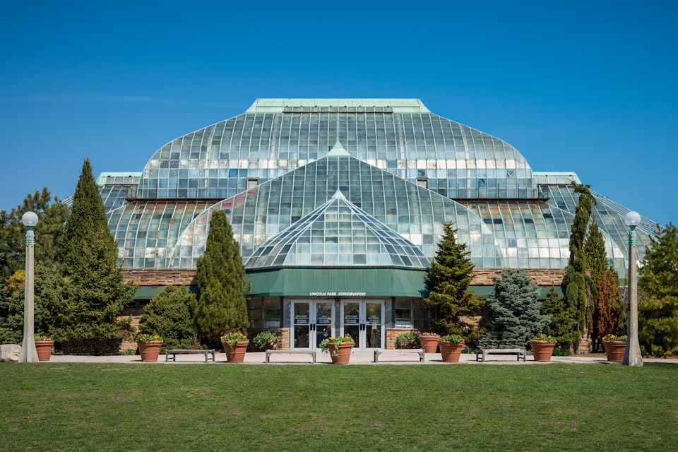 Lincoln Park Conservatory in Chicago, Illinois