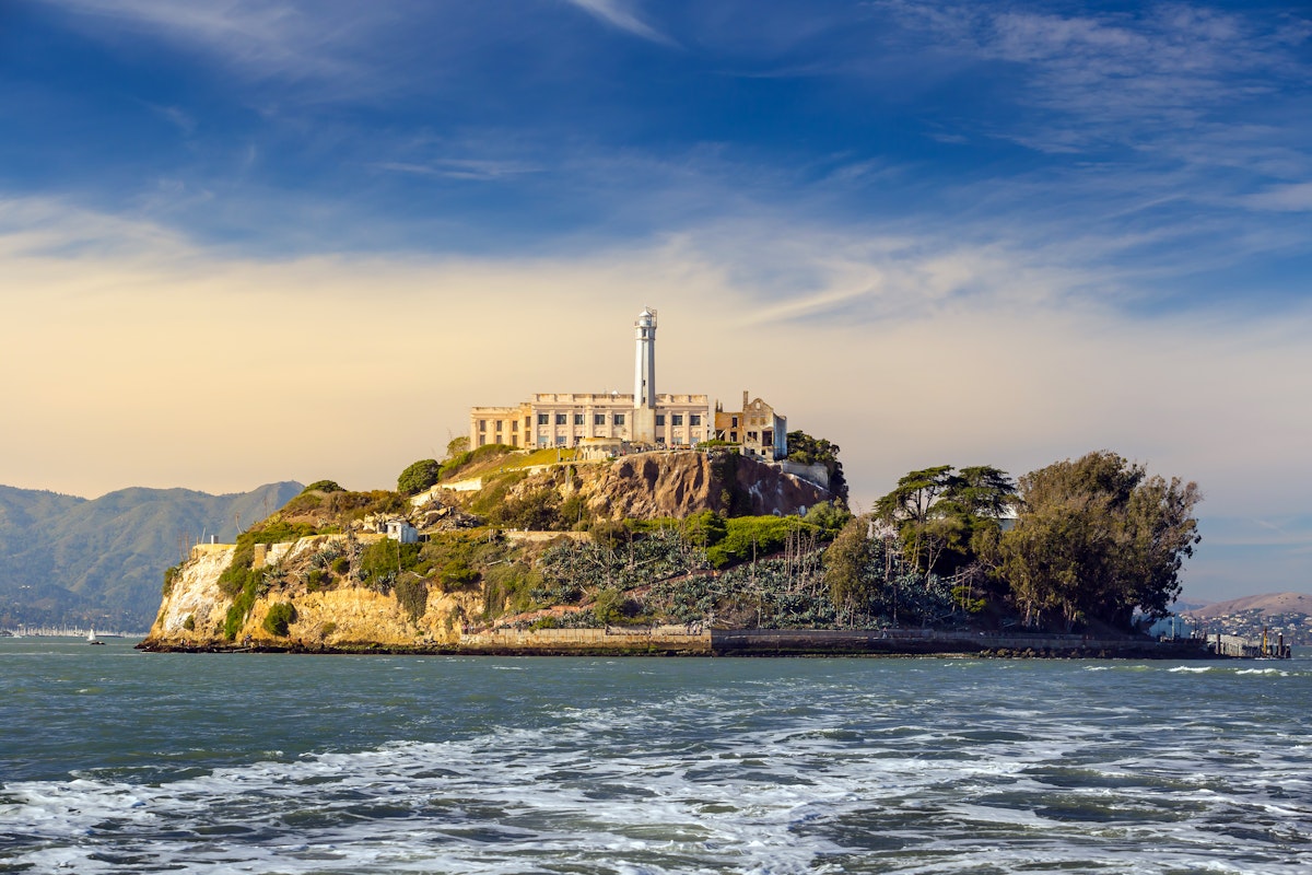 Alcatraz Island in San Francisco, USA.