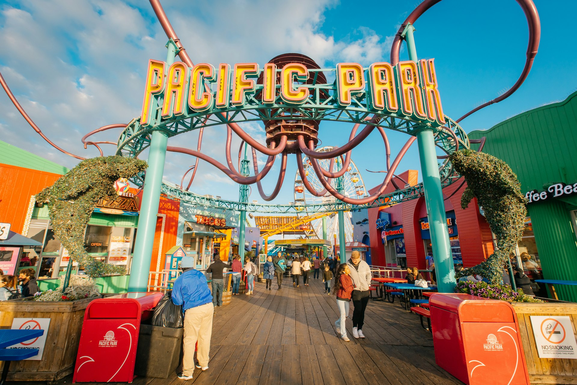 The Ferris Wheel at Santa Monica Pier