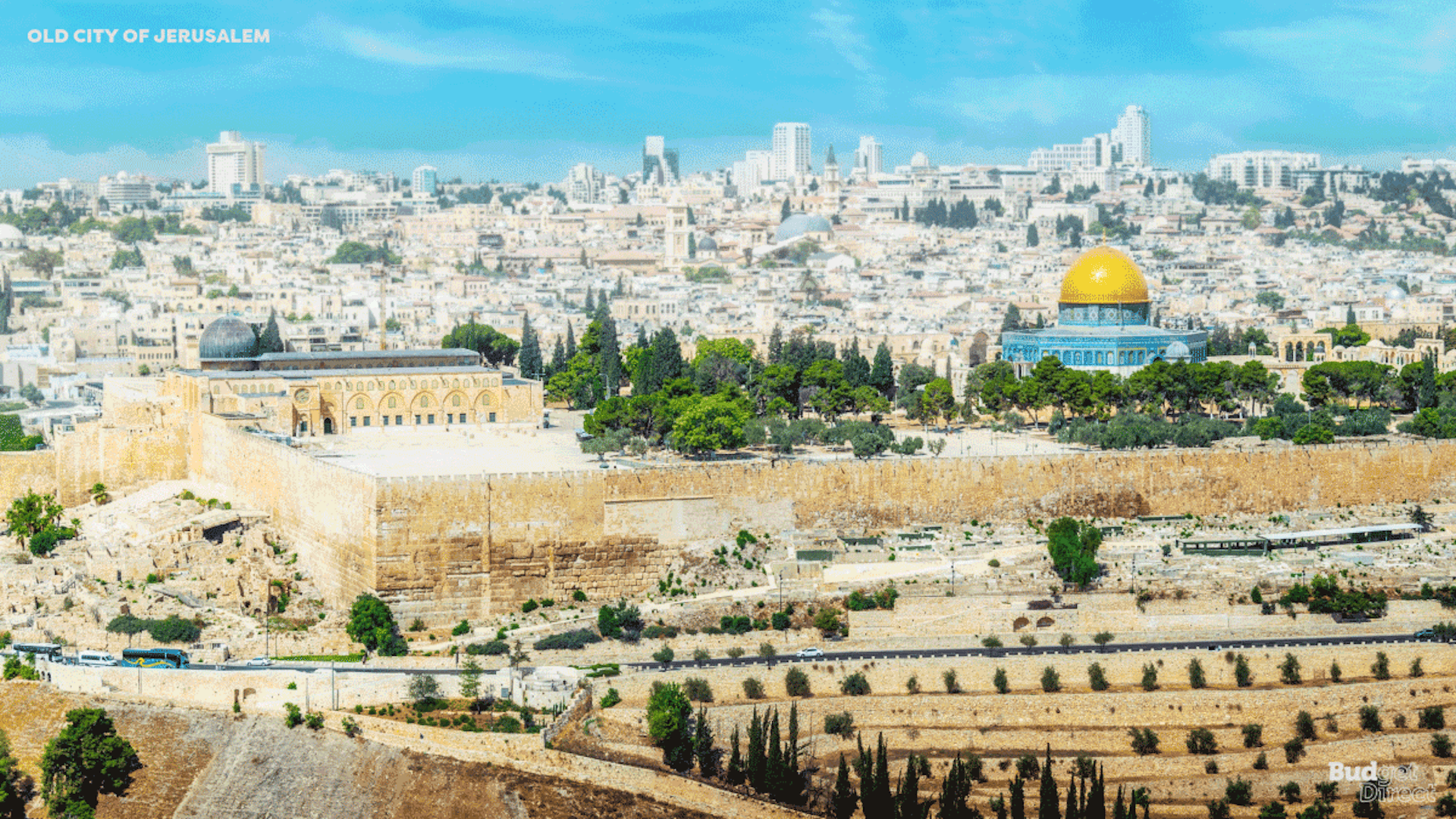 A gif of Jerusalem, virtually restored to appear as it did in the 1500s