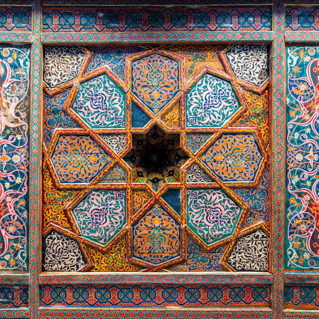 1. Ceiling details at the Tash Hauli  Palace, Khiva.jpg