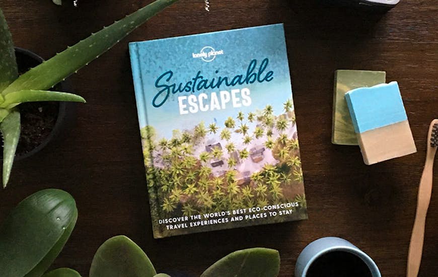 Cover of Lonely Planet's Sustainable Escapes book