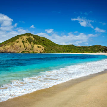 Long Kuta sand beach, Lombok, Indonesia