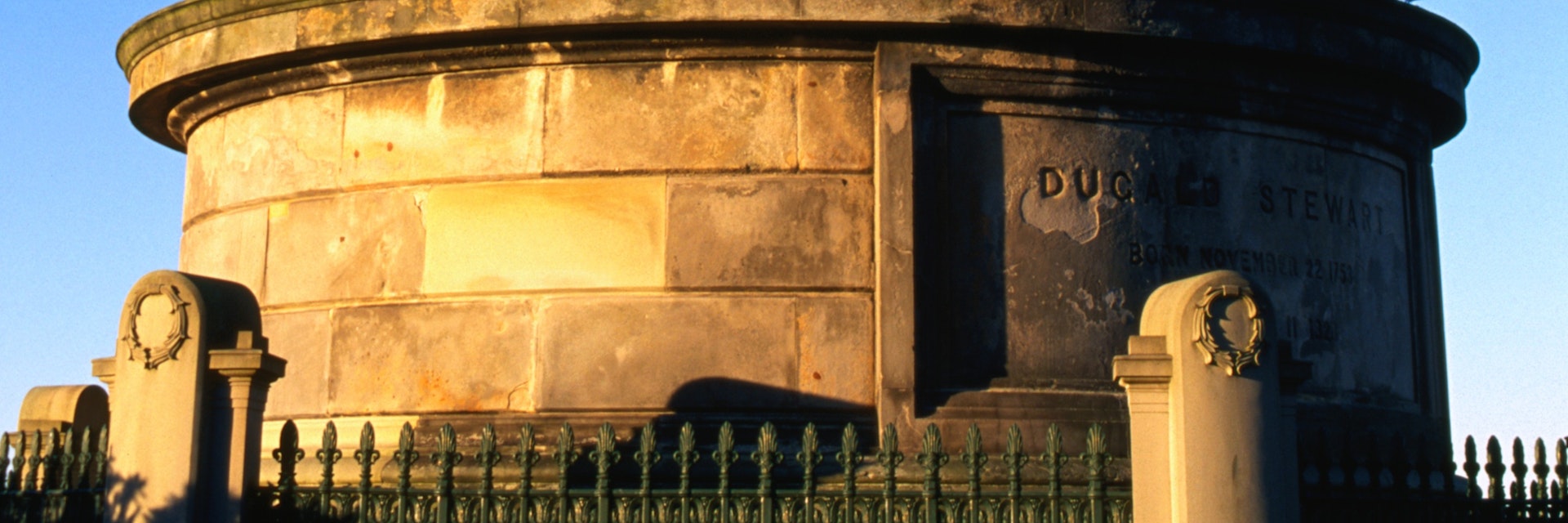 Monument to Dugald Stewart on Calton Hill.