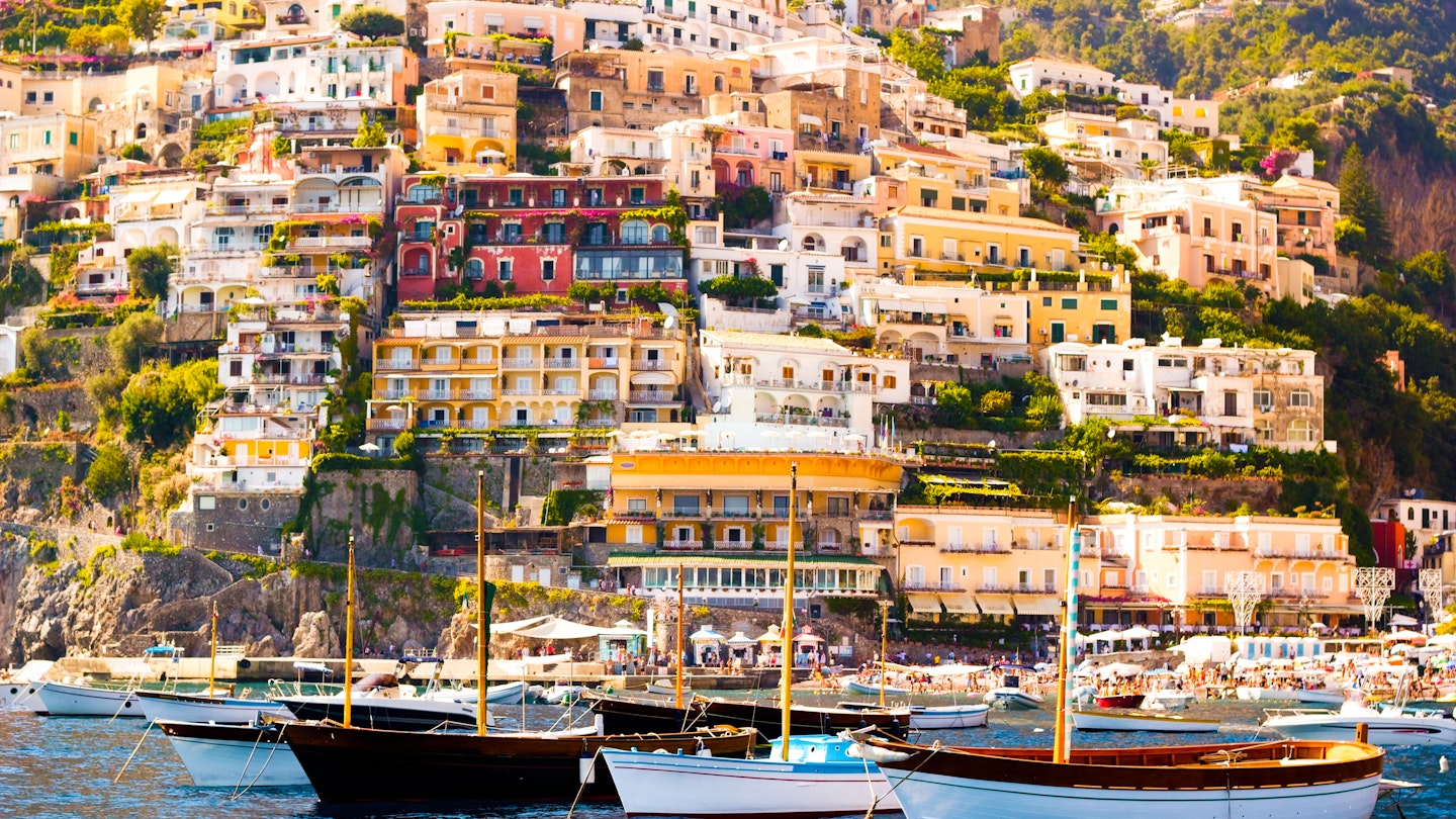 The beautiful town of Positano, Amalfi Coast, Italy