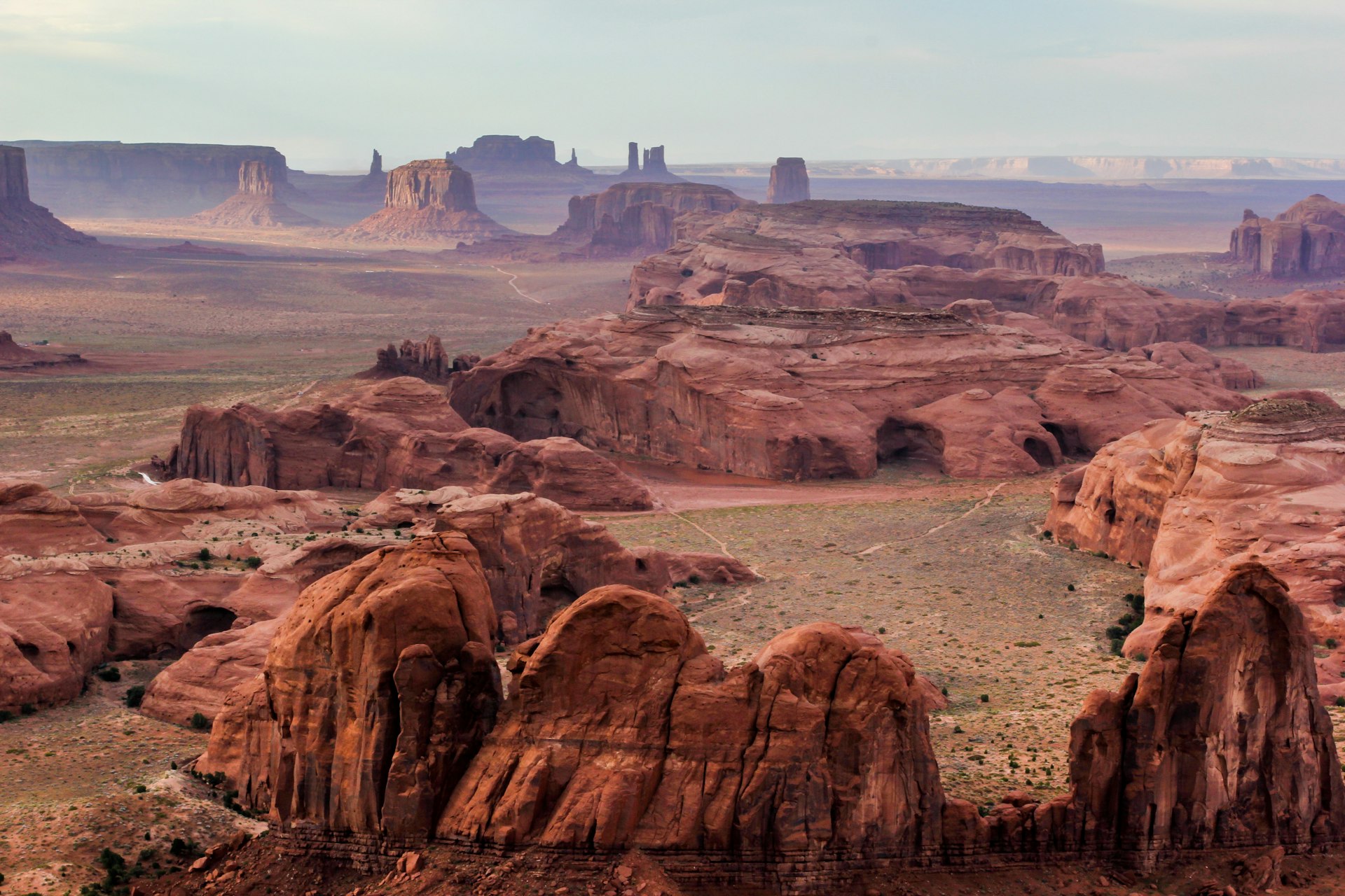 500px Photo ID: 122587399 - Monument Valley from the Hunt's Mesa, unique and remote pov.