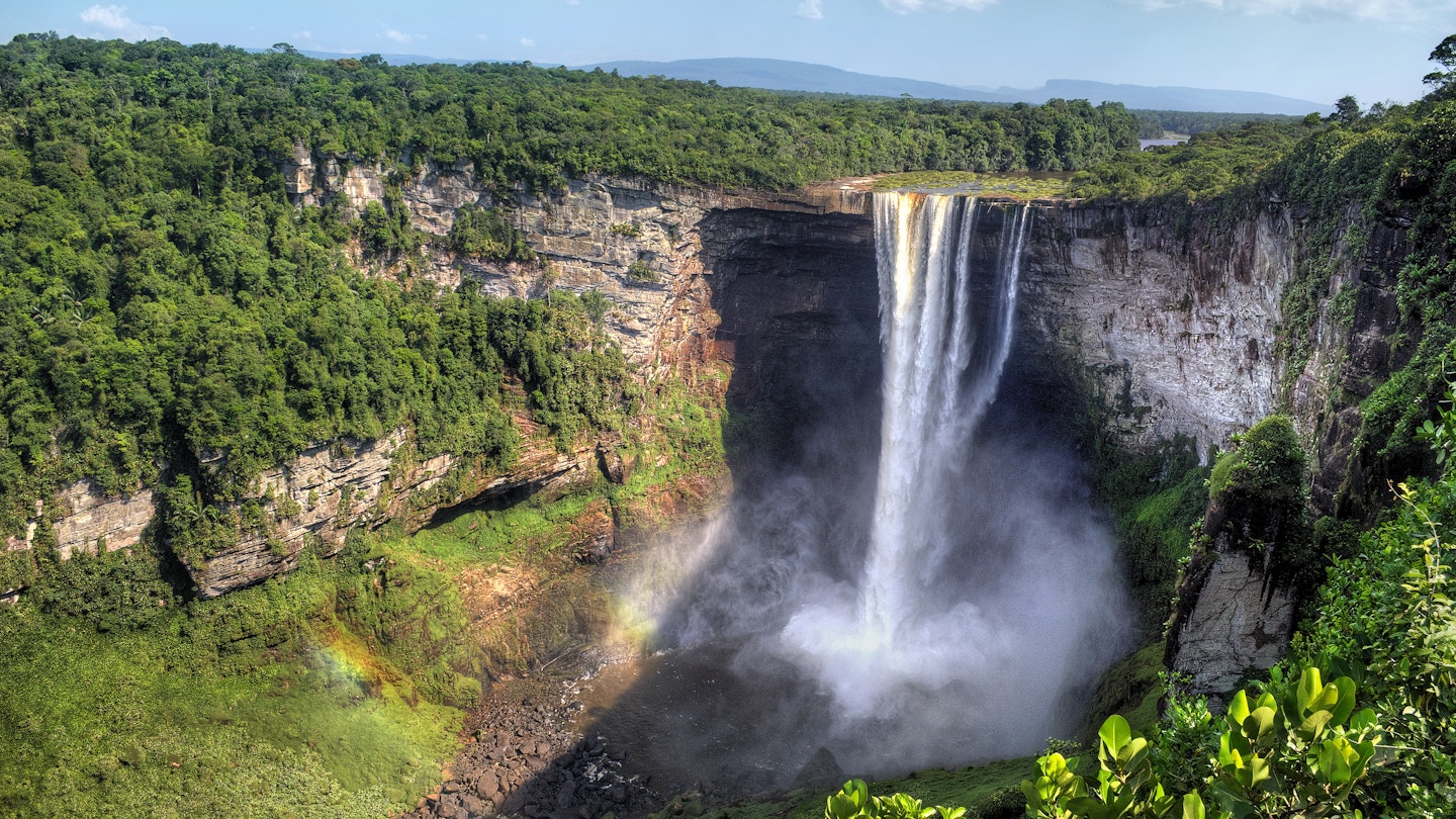 The spectacular Kaieteur Falls in Guyana.