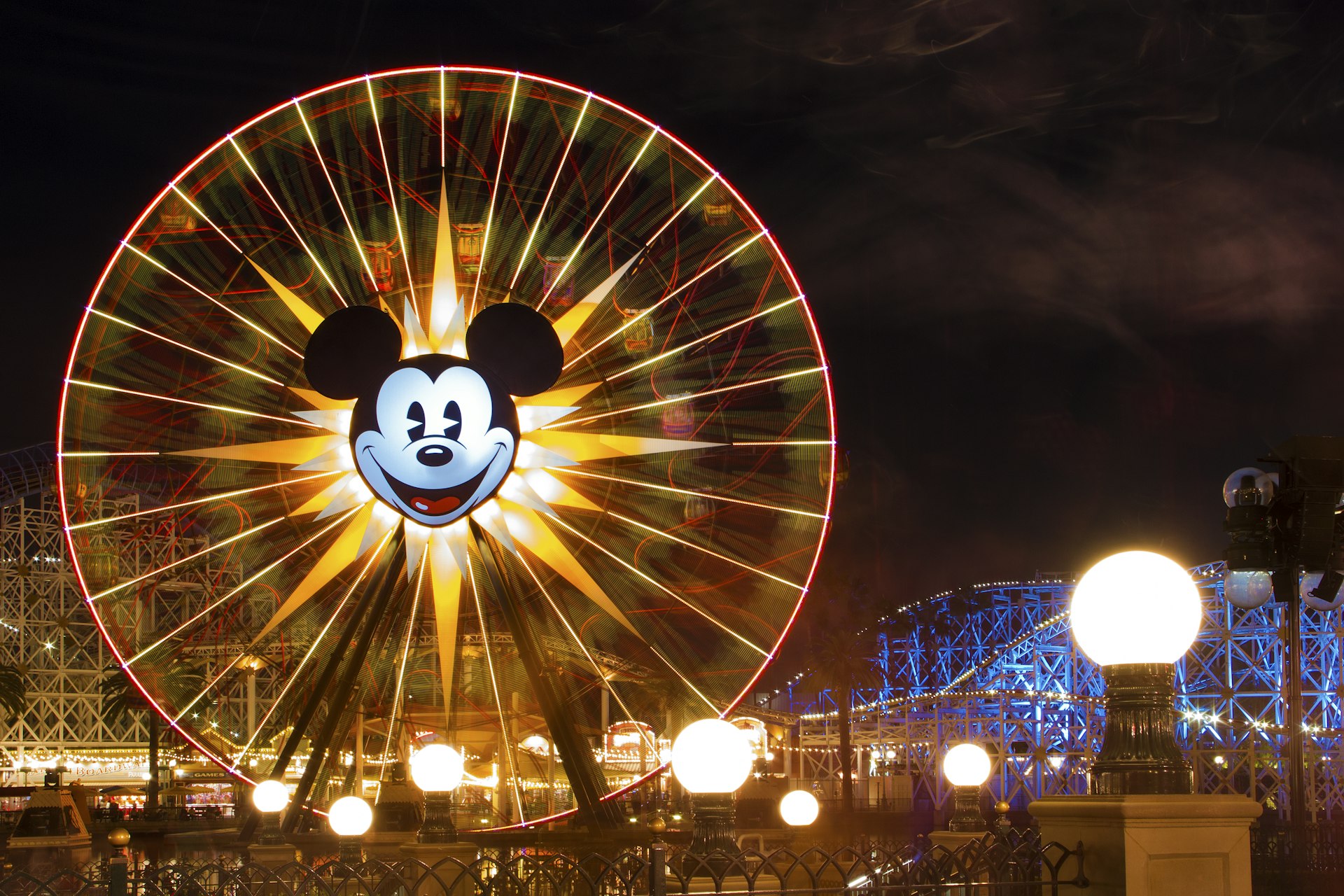 Ferris wheel at Disneyland in Anaheim, California