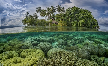 Uepi Island nestled in the warm heart of Marovo Lagoon - Solomon Islands