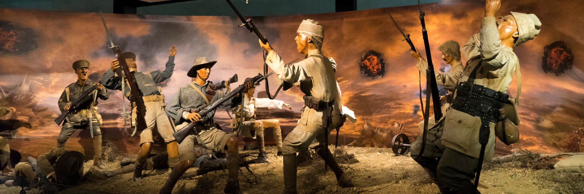 1 Aug 2017 A war scene from the Battle of Gallipoli in Canakkale legend promotion center. Gallipoli, Turkey; Shutterstock ID 1023708967; Your name (First / Last): Lauren Vastine; GL account no.: 65050; Netsuite department name: Online Editorial; Full Product or Project name including edition: BiA Imagery