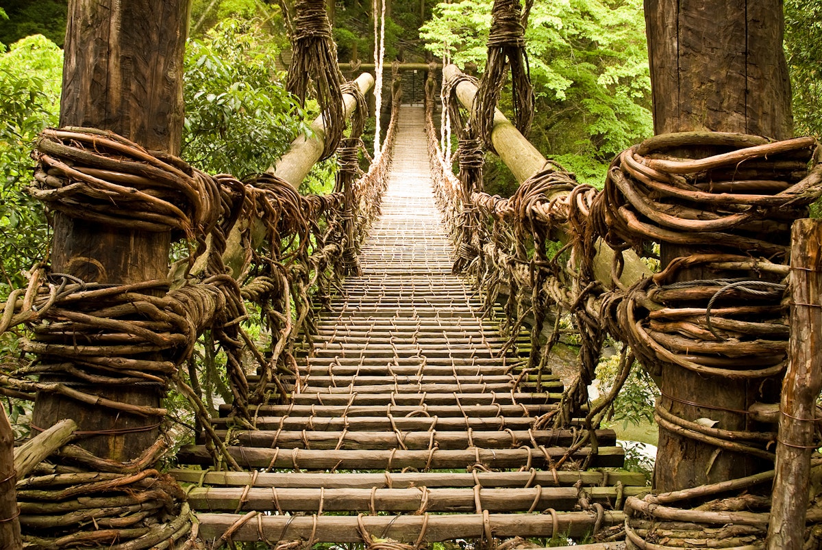 Kazurabashi vine bridge in Japan's Iya Valley