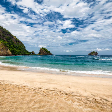 Koka Beach near Paga in East Nusa Tenggara, Indonesia.