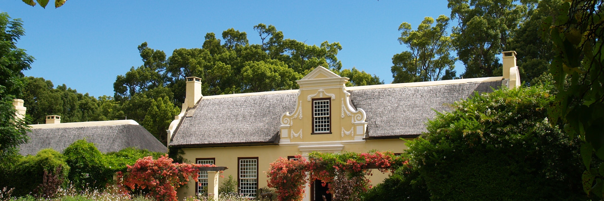 "An old Colonial Farm and vineyard near Cape Town , SouthAfrica"