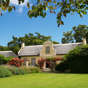 "An old Colonial Farm and vineyard near Cape Town , SouthAfrica"