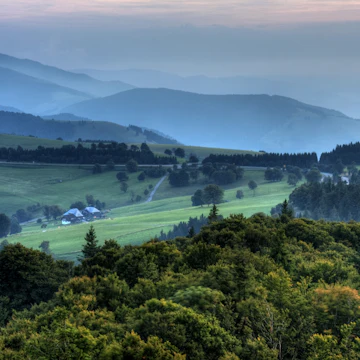 Beautiful Picture taken from the Eugen-Keidel-Tower in HDR