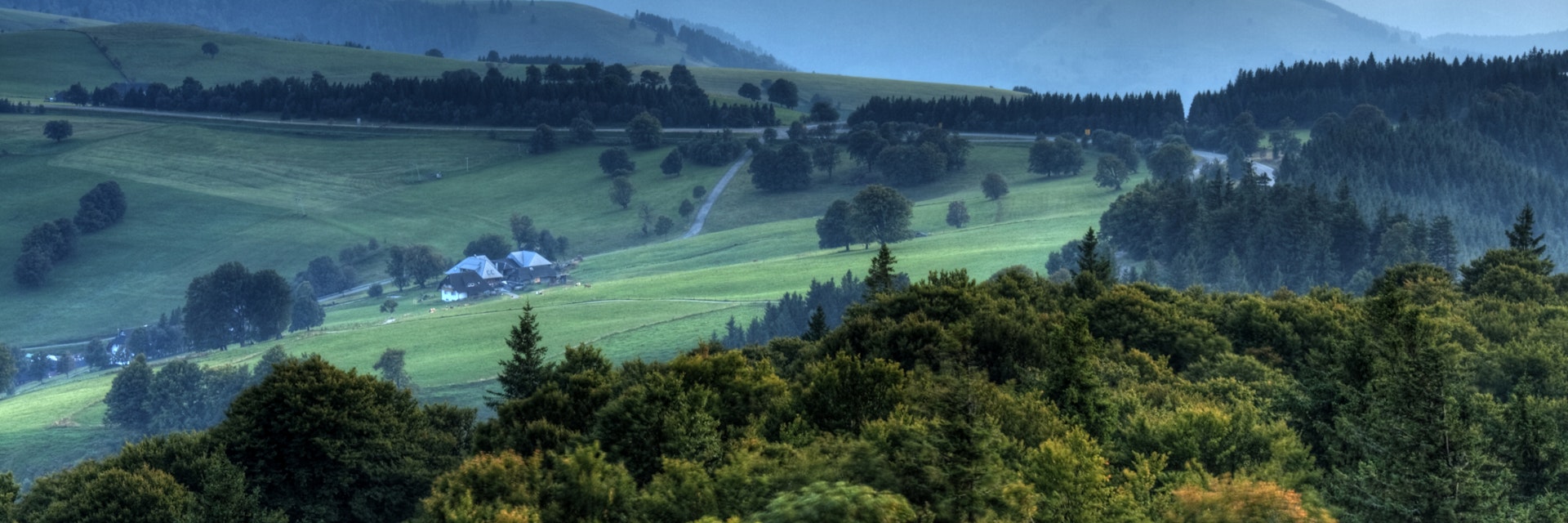Beautiful Picture taken from the Eugen-Keidel-Tower in HDR
