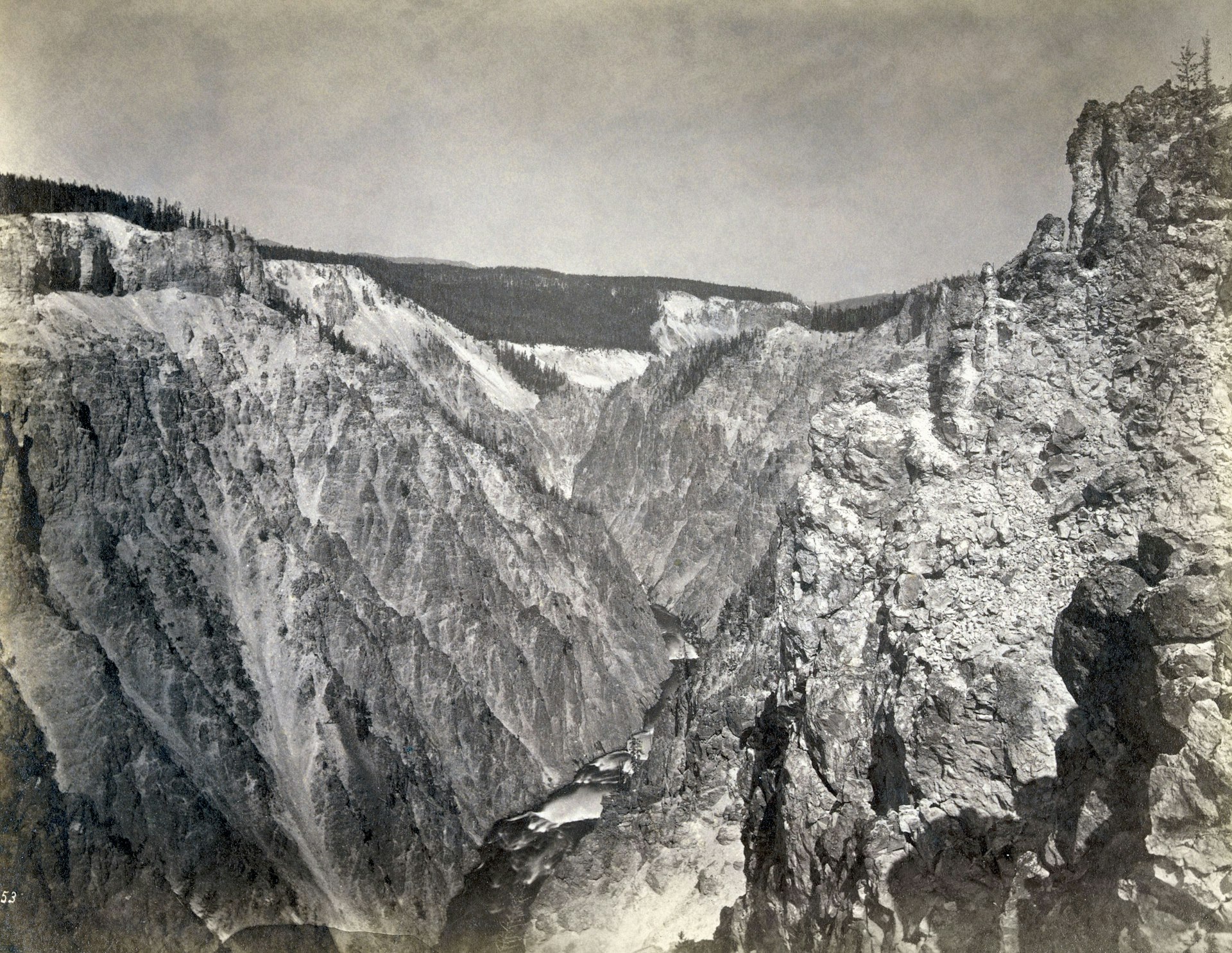 Yellowstone: Canyon, 1871.