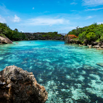 Sumba is an undeveloped island in eastern Indonesia. Larger than Bali but less than a quarter of the population. It is an island rich in culture with many people living a subsistence lifestyle. Weekuri Lake is a natural formation connected to the ocean. It is popular with tourists and locals.
