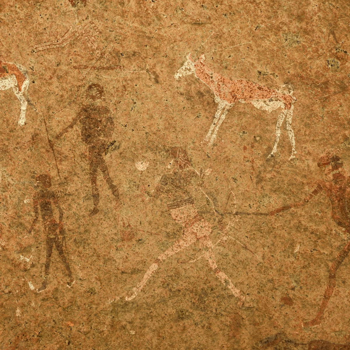 Mandatory Credit: Photo by Fabian Von Poser/imageBROKER/Shutterstock (9362313a)..White Lady, famous rock rock painting in the Tsisab Gorge, Brandberg, Erongo region, Namibia..VARIOUS