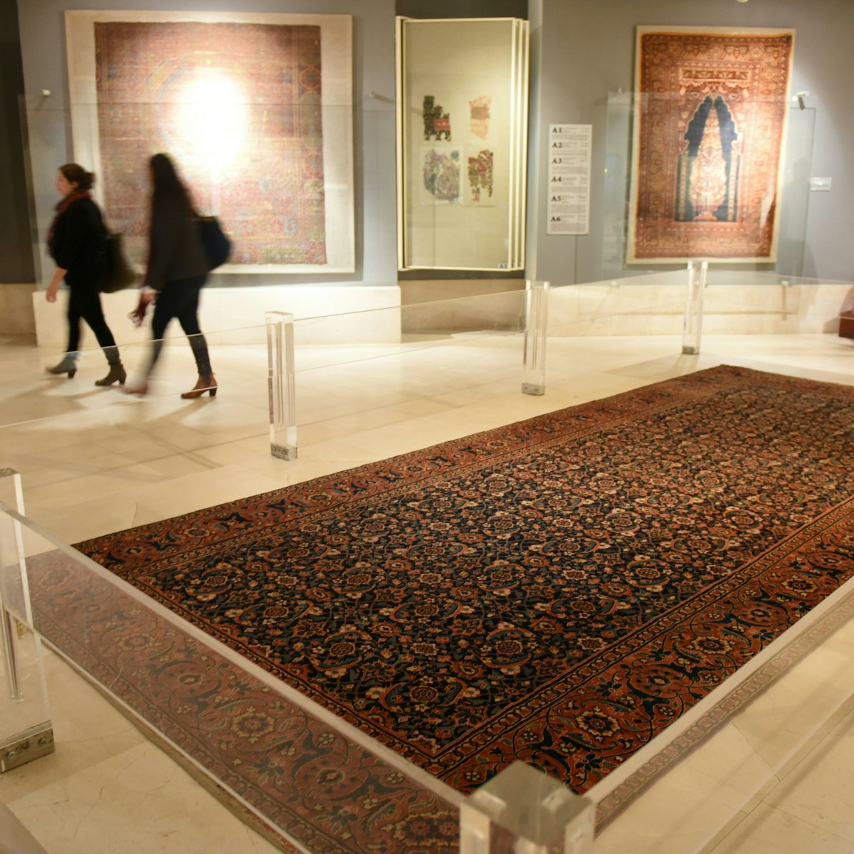 People visit Cairo's Museum of Islamic Art after it reopened to the public on January 19, 2017, in the egyptian capital..The Egyptian president reopened the museum on January 18, three years after a car bombing partially destroyed the building. / AFP / MOHAMED EL-SHAHED        (Photo credit should read MOHAMED EL-SHAHED/AFP/Getty Images)
