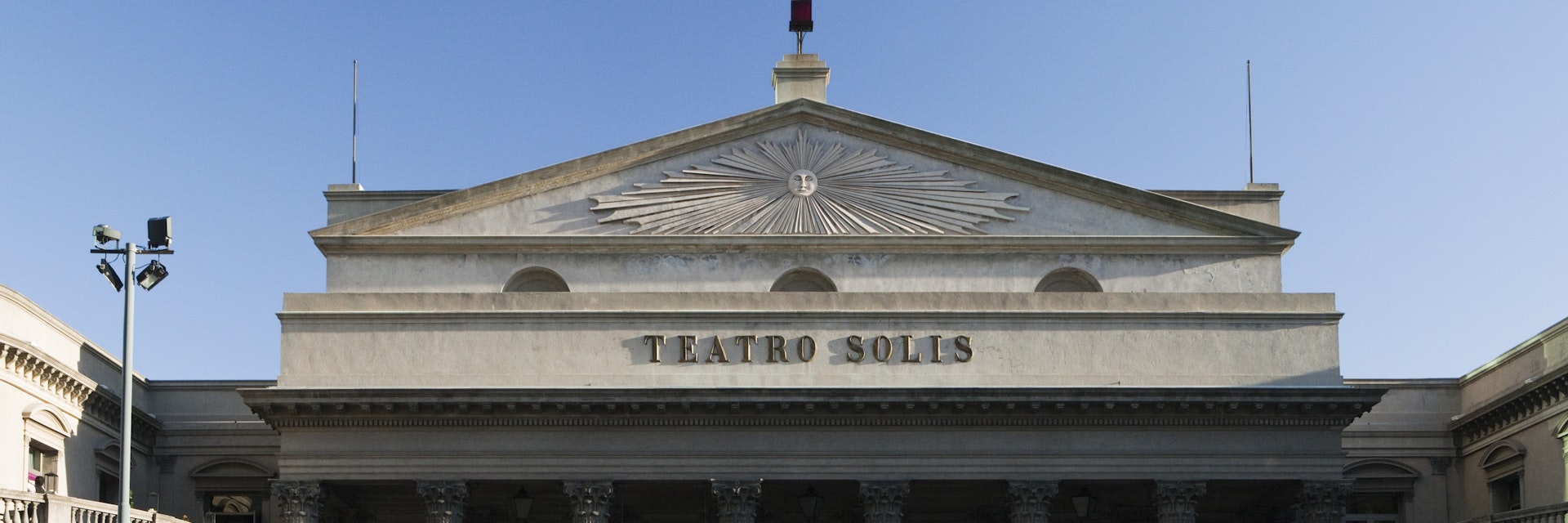 (GERMANY OUT) Teatro Solis (Solis Theatre), Uruguay's oldest theatre, built in 1856, located in Plaza Independencia.   (Photo by Rolf Schulten/ullstein bild via Getty Images)