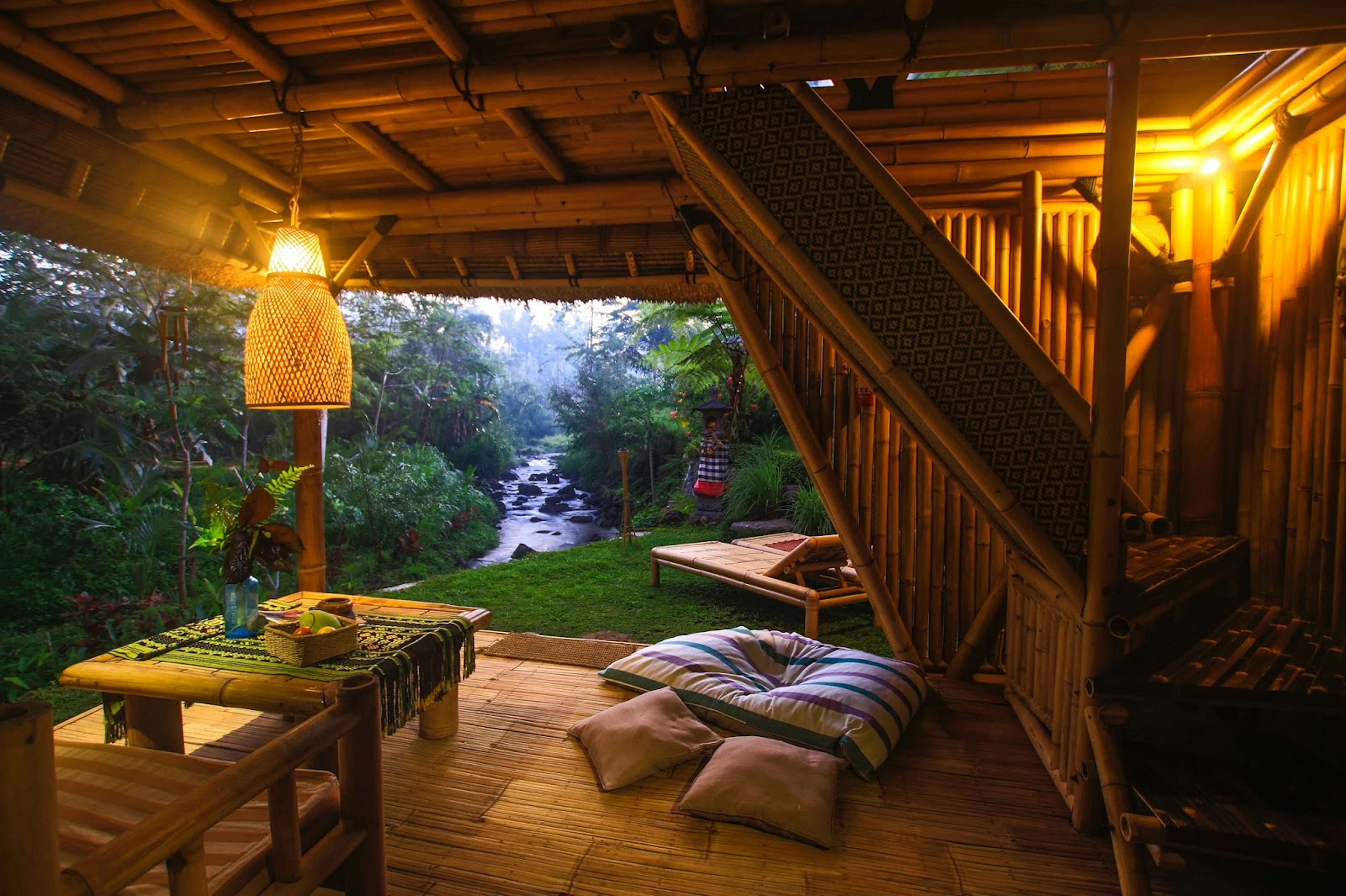 The Hideout bamboo house in Bali