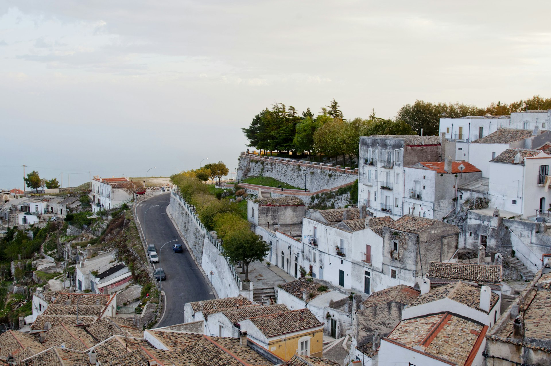 A panoramic view of Monte Sant'Angelo
