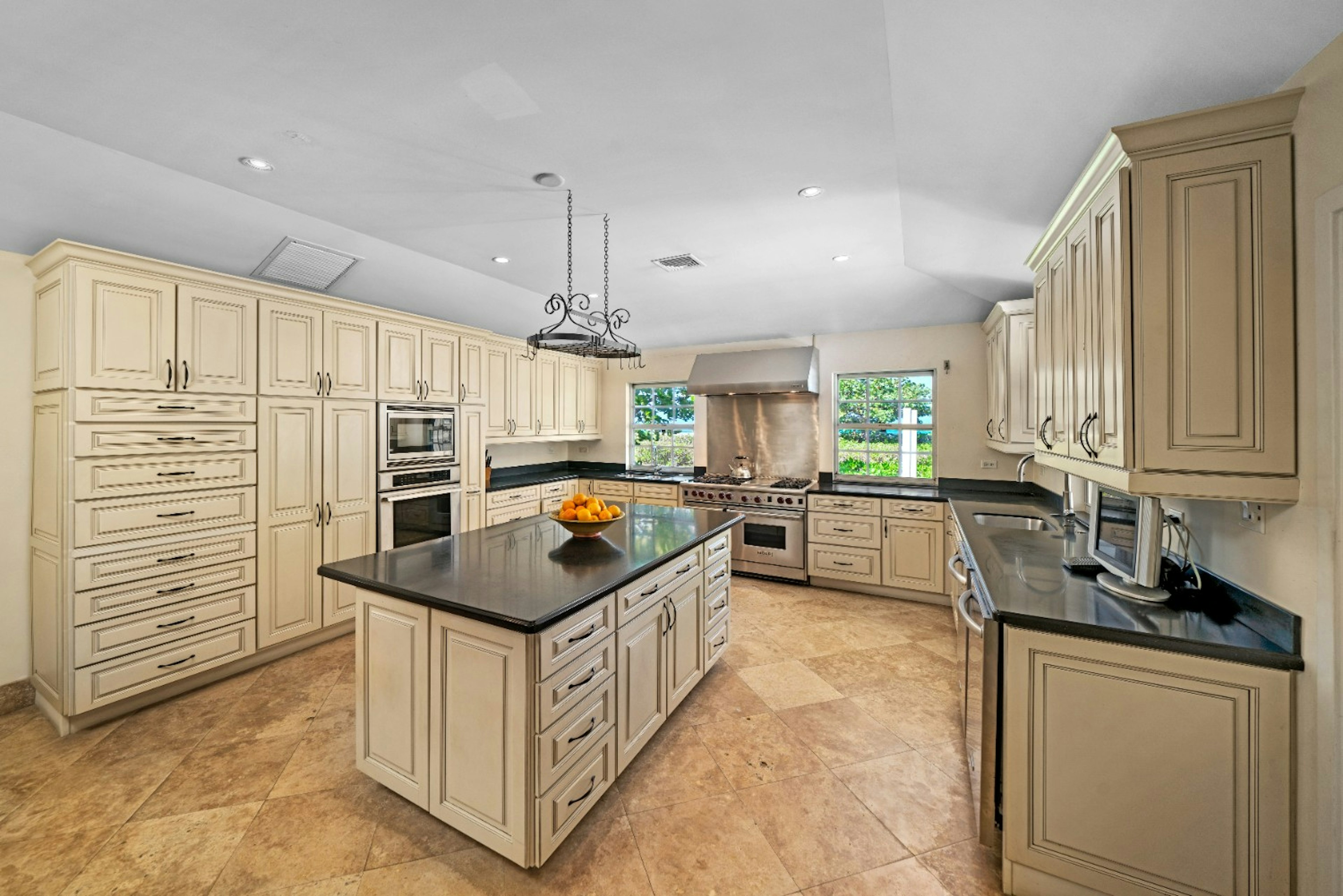 The kitchen of Casaurina Beach in the Bahamas