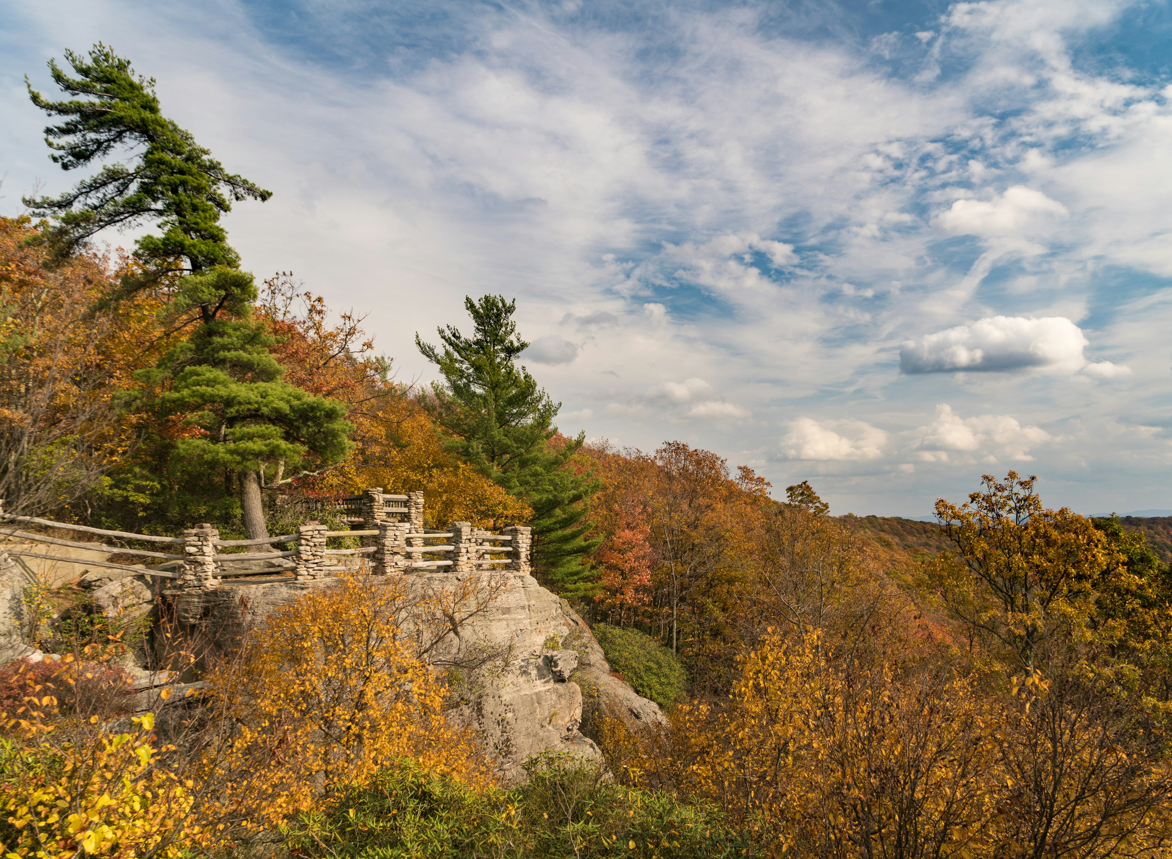 Viewing platform at Coopers Rock State Forest WV