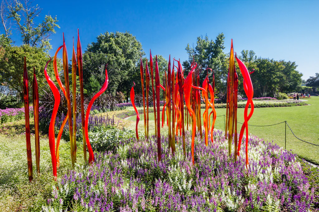 Sculptures at the Dallas Arboretum Sculptures at the Dallas Arboretum