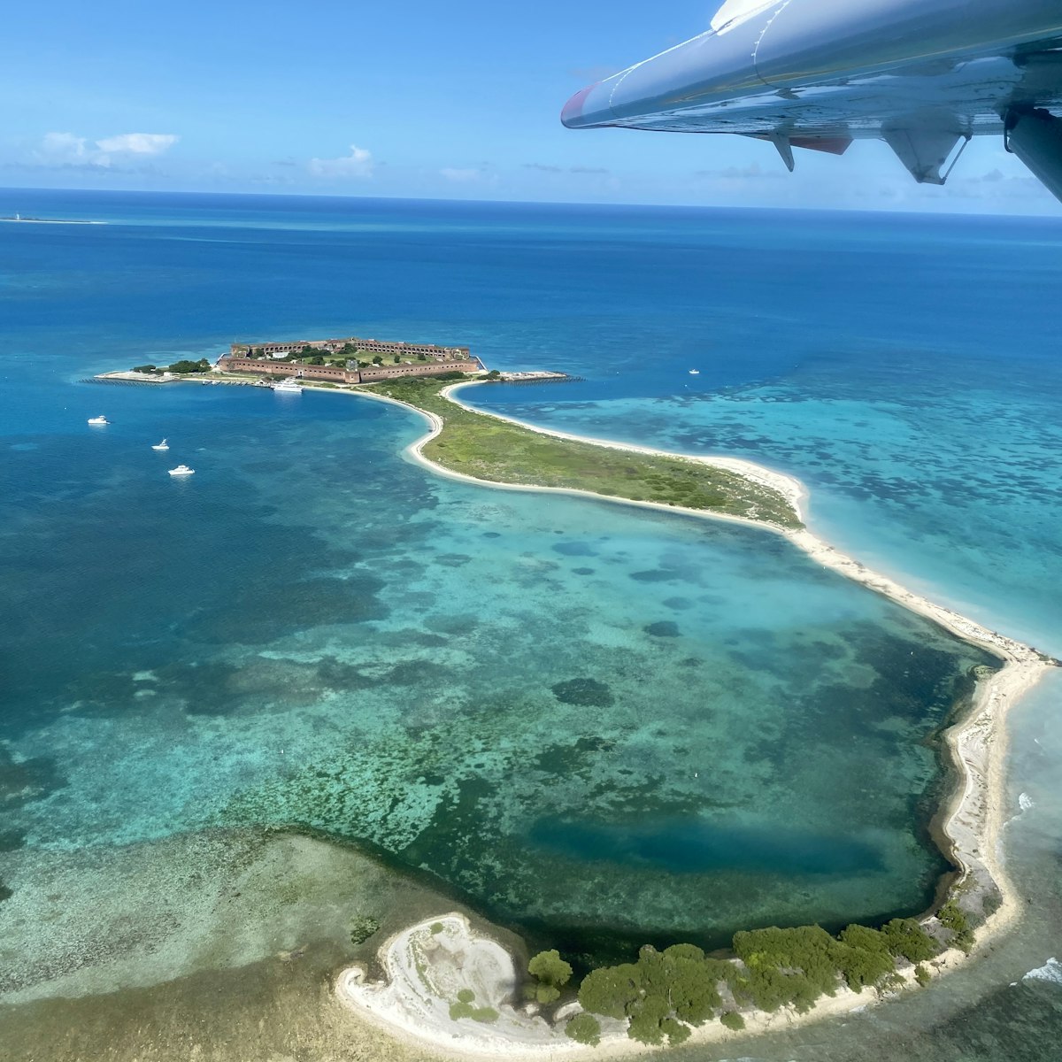 Flying to Dry Tortugas National Park