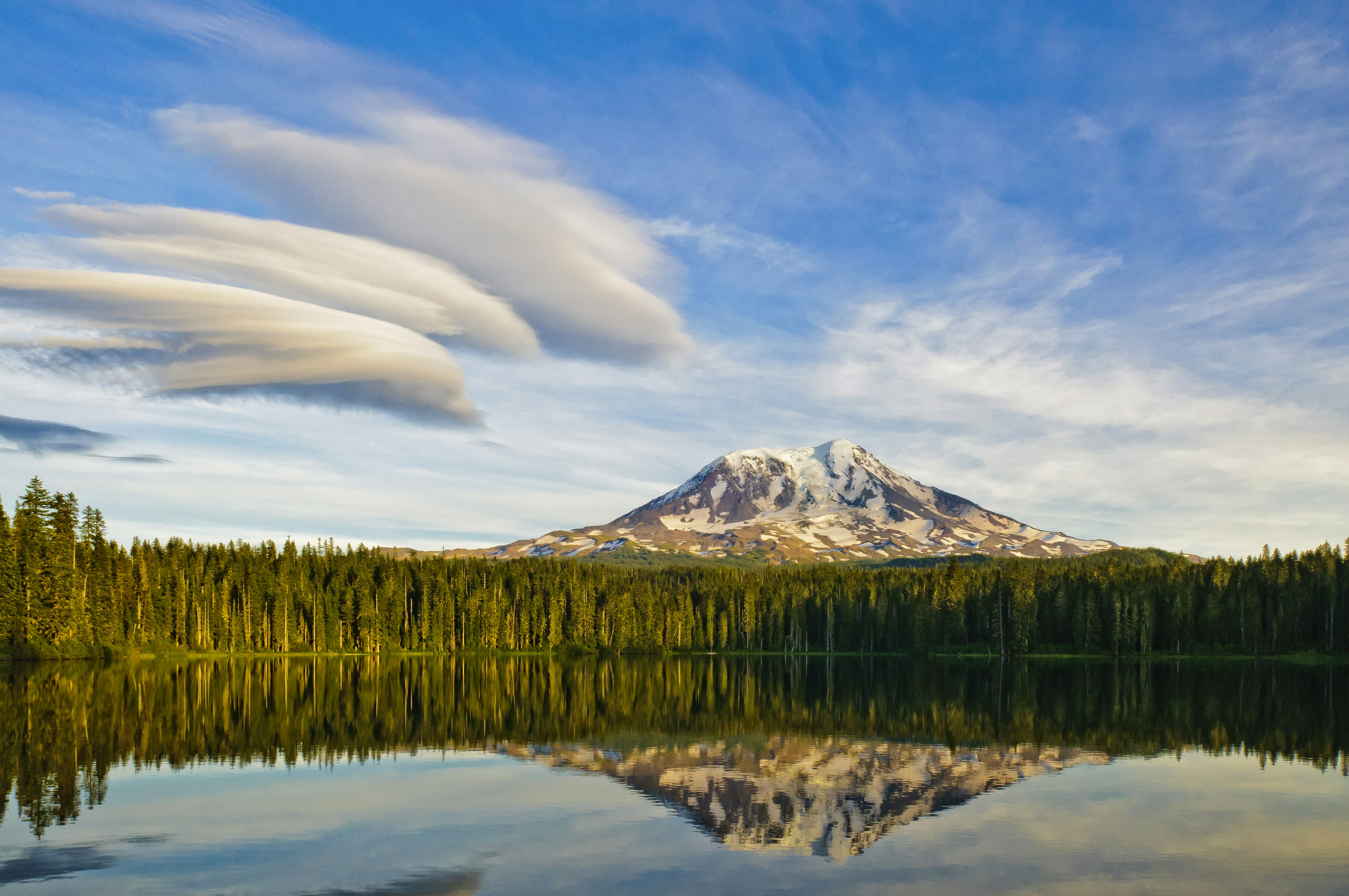 Mount Adams from Takhlakh Lake