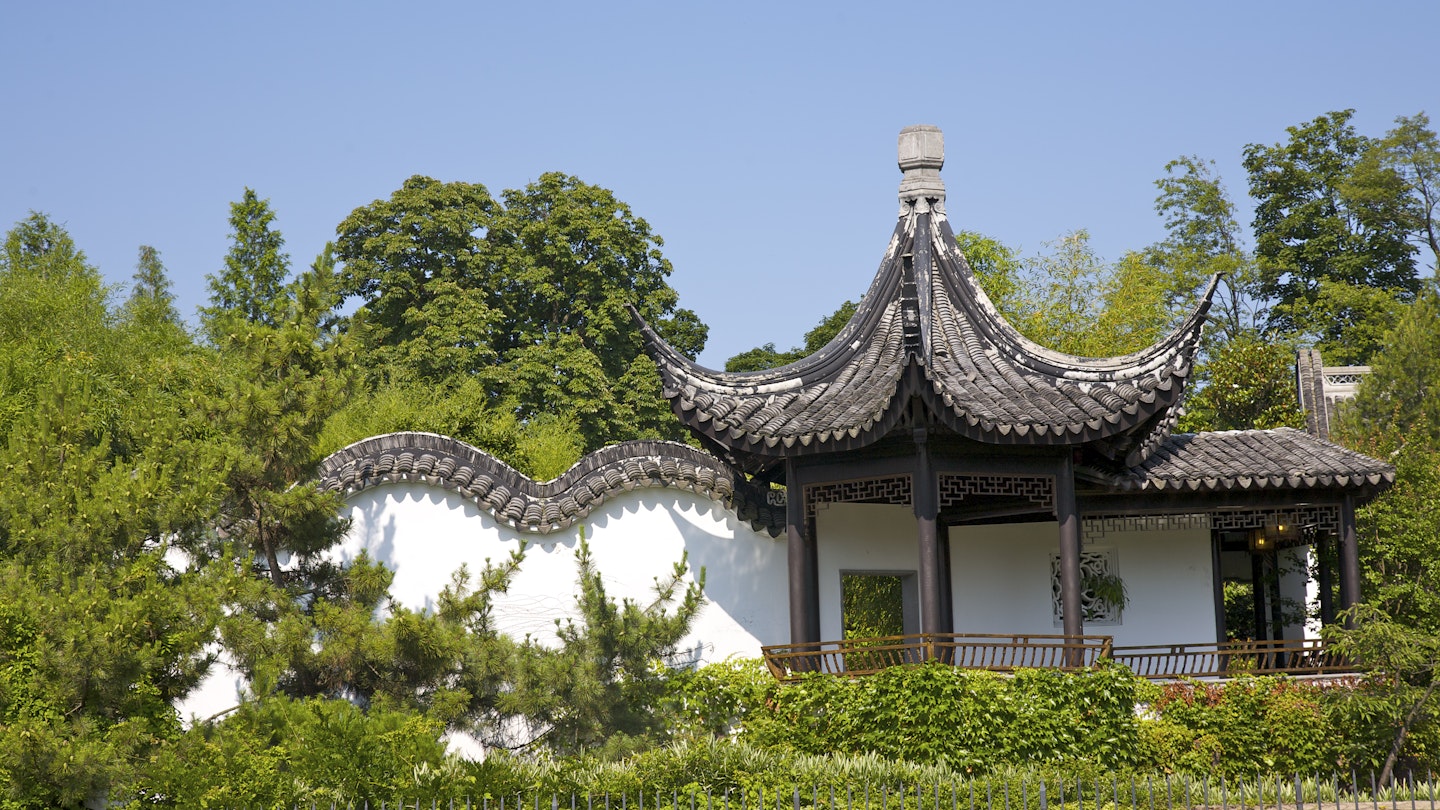 The New York Chinese Scholar's Garden is located at Snug Harbor Cultural Center & Botanical Garden.
