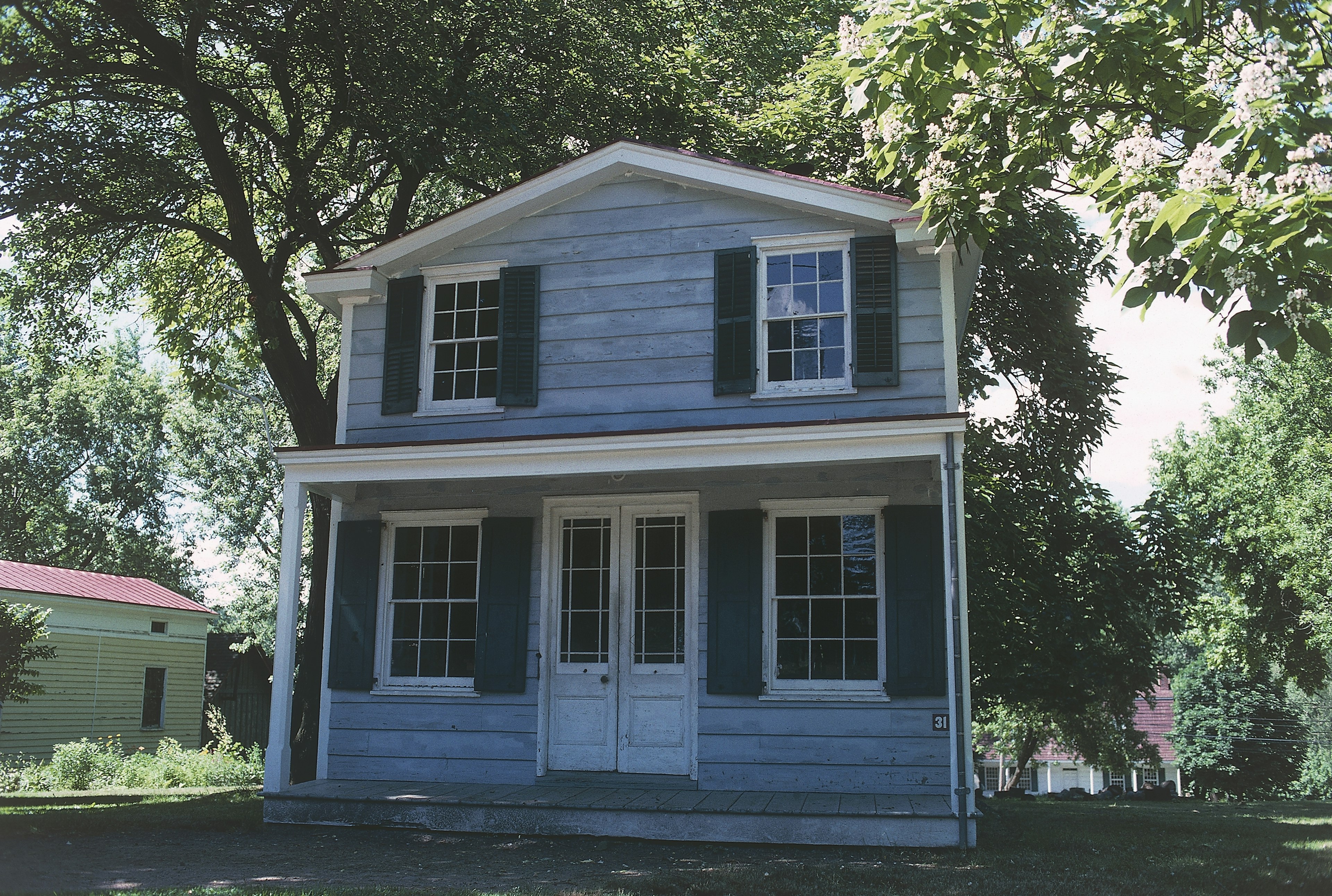 Building in the museum village of Historic Richmond Town, Staten Island, New York, United States of America