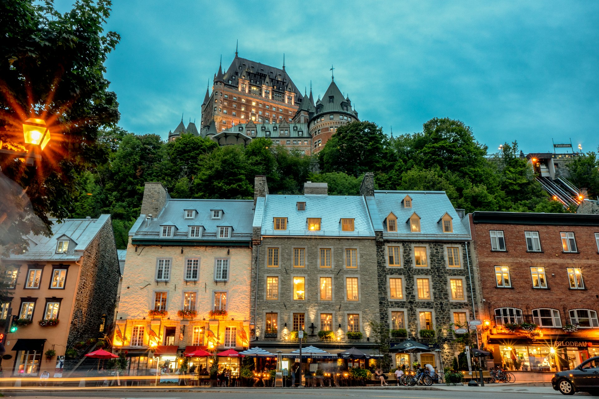 Chateau Frontenac Hotel i Quebec City, Kanada. 