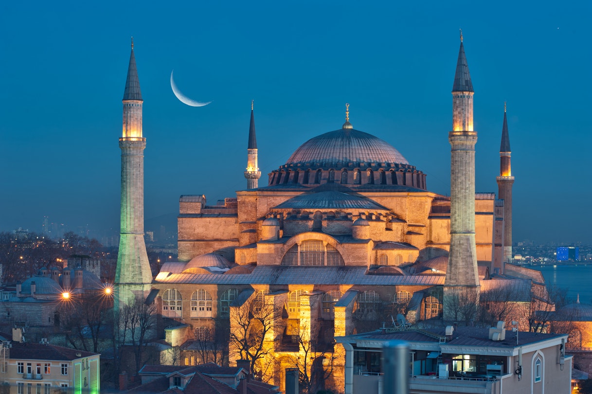 Hagia Sophia, Sultanahmet, Istanbul, Turkey.