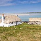 Croft houses in Outer Hebrides