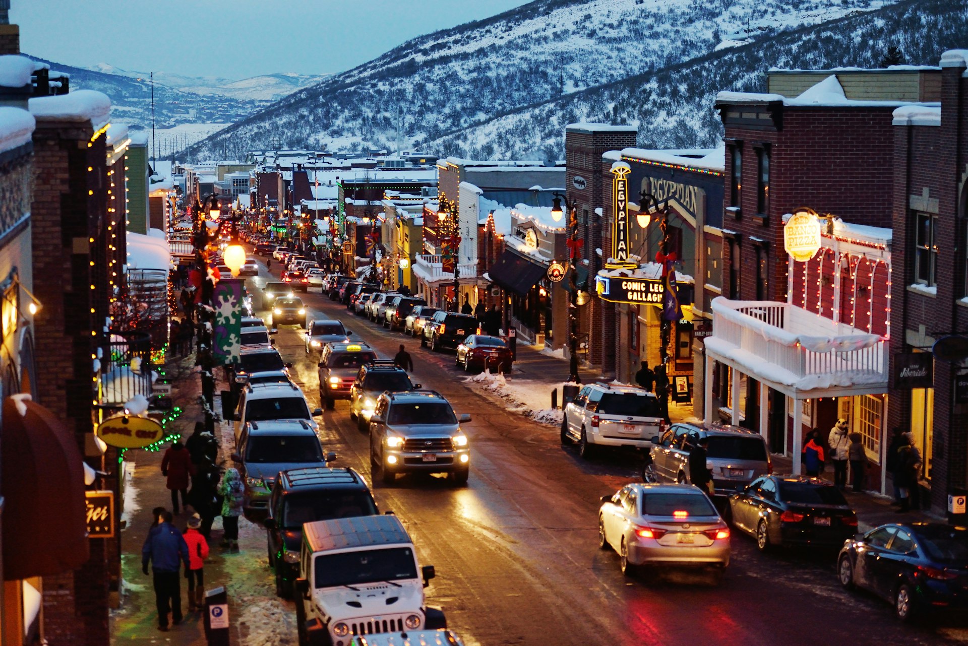 Looking Down Main Street Park City