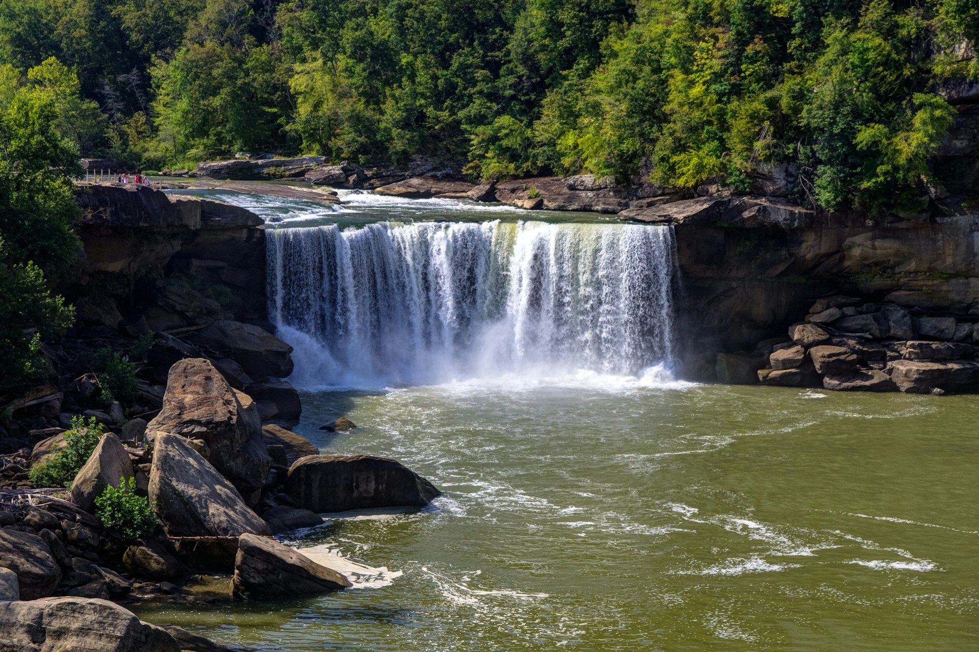 Cumberland Falls In Corbin Kentucky