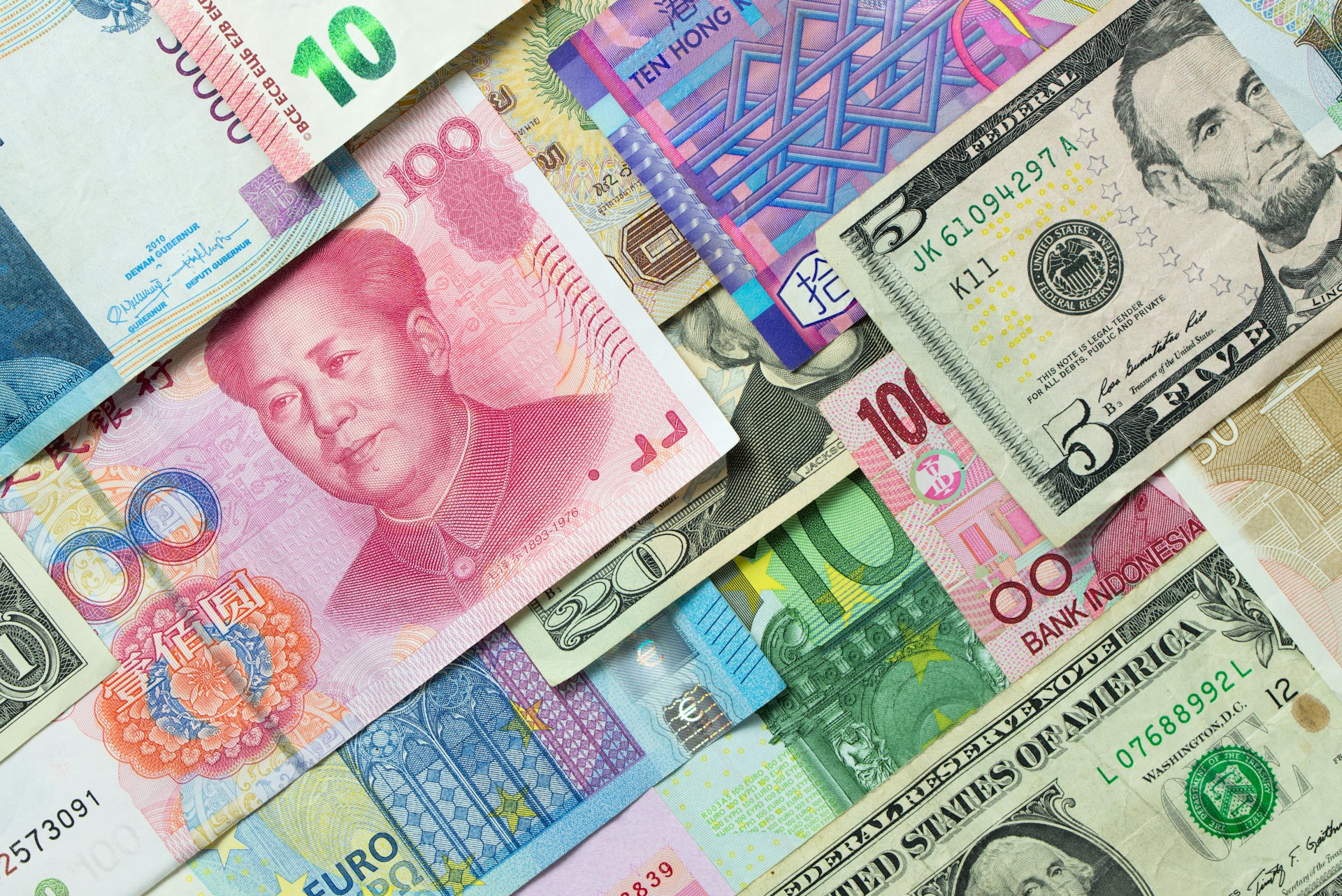 Foreign currency banknotes