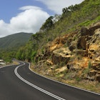 Winding Coastal Road, Captain Cook Highway, Queensland, Australia