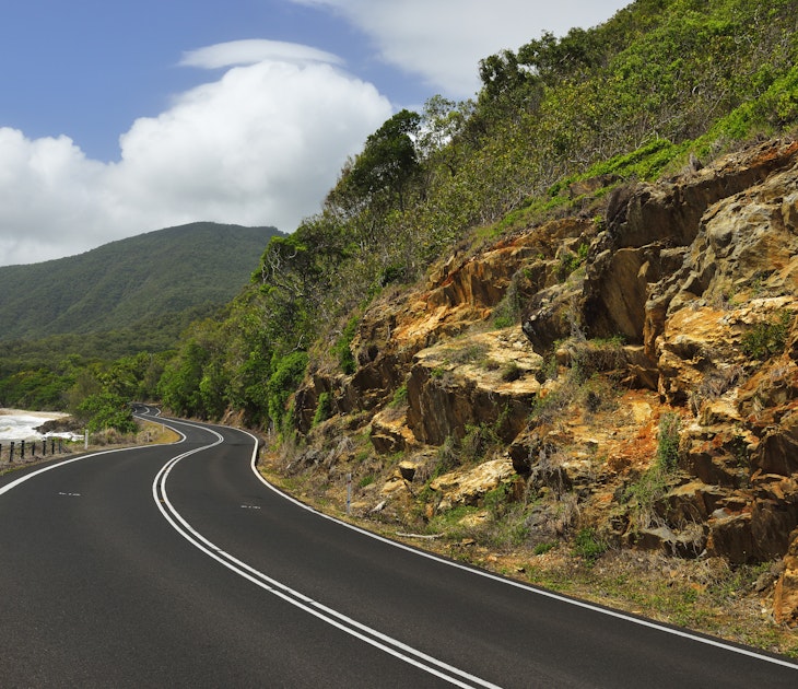 Winding Coastal Road, Captain Cook Highway, Queensland, Australia
